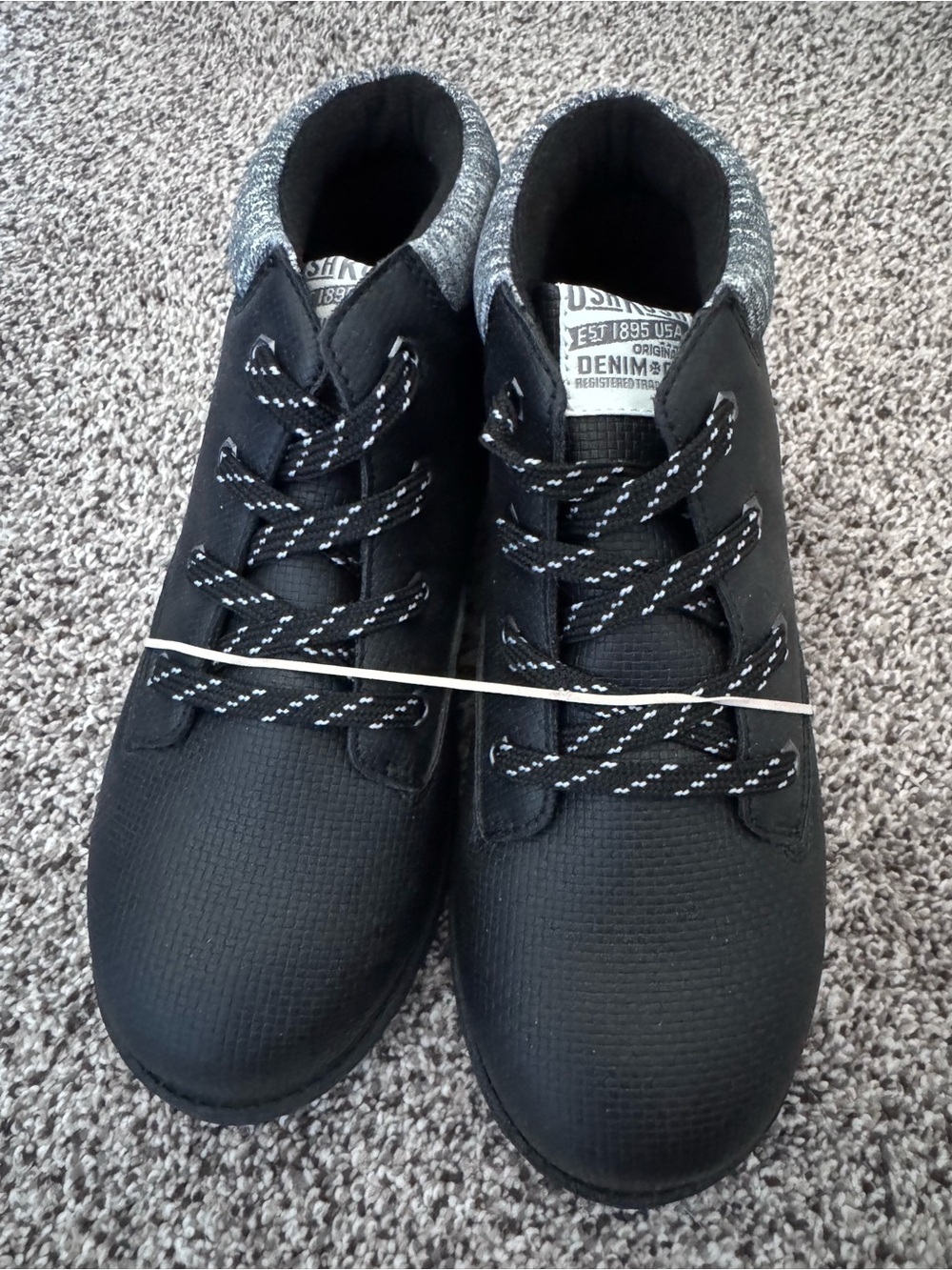 Oshkosh B’gosh Ramon Black Boot 3Y Boys Sample NWOB